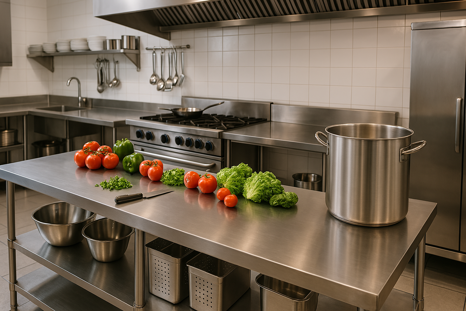 Cuisine équipée matériel CHR inox